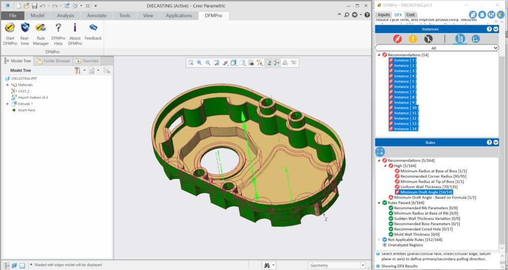 DFMPro for Die Casting