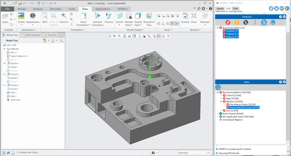 DFMPro for Milling
